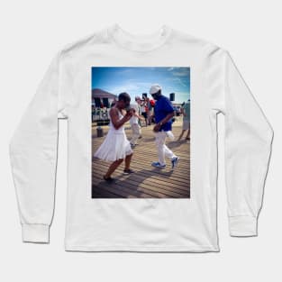 Coney Island Dancing Brooklyn NYC Long Sleeve T-Shirt